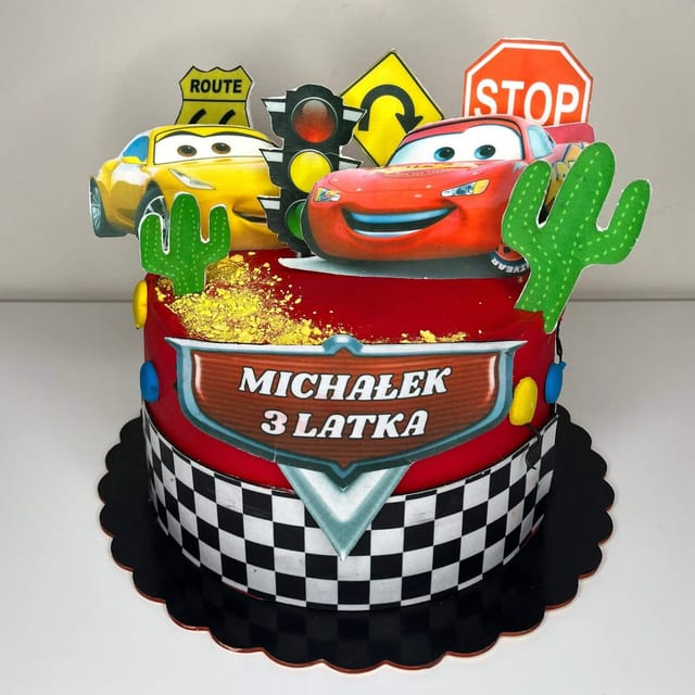 Tort Auta – Zygzak McQueen — Cukiernia Kulpa